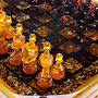 Шахматный ларец с фигурами из янтаря, фотография 5. Интернет-магазин ЛАВКА ПОДАРКОВ